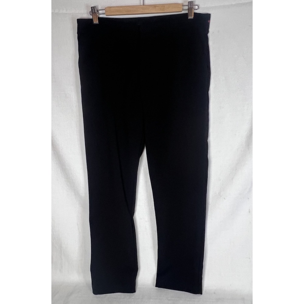 Kut From The Kloth Women's Black Dress Pants Size 12 W/ Red Green Stripe